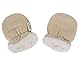 Fäustlinge Baby Neugeboren Kratzfäustlinge Kratzhandschuhe Winter Säuglinge Handschuhe Anti Kratzfäustel Fausthandschuhe Warm Gloves, 0-1 Jahre alt