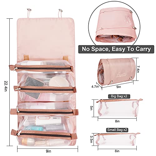 4-in-1 Hanging Toiletry Bag Travel Toiletries Bag for Women
