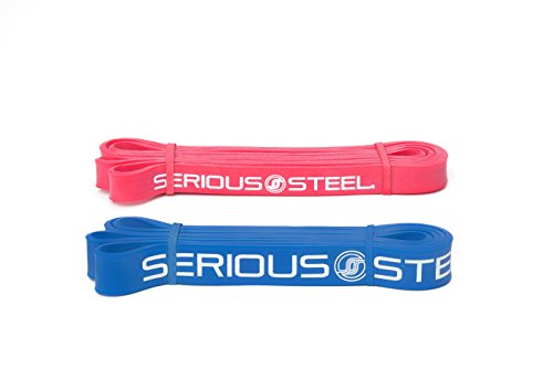 SERIOUS Steel Fitness 3-Band Pull-Up Assist Latex Loops (10–80 lbs)