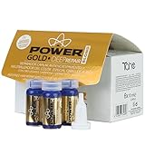 Tahe Power Gold Deep Repair Blond Tratamiento Reparador Capilar Anti-Encrespamiento para Cabellos Rubios, con Oro Líquido y Queratina, 6 x 10 ml