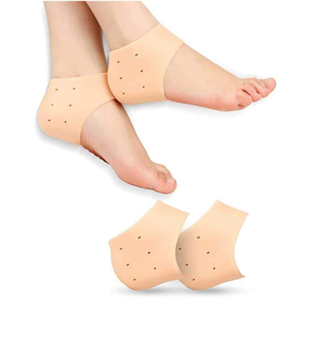 See full amazon price history chart for Tradehub® Moisturizing Silicone Gel Heel anti crack protector Pad cups Socks for Dry Hard Cracked feet Repair Pain Relief covers for Men and Women, Foot Care (Beige, Free Size) - 1 Pair Tradehub® Moisturizing Silicone Gel Heel anti crack protector Pad cups Socks for Dry Hard Cracked feet Repair Pain Relief covers for Men and Women, Foot Care (Beige, Free Size) - 1 Pair (B091MFFMS7) Amazon Price History, Amazon Price Tracker