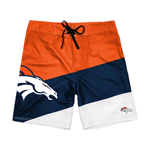 Image of FOCO Mens NFL Team Logo Color Dive Swim Boardshorts