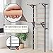 Morohope Solid Beechwood Stall Bar – Wall-Mounted Gymnastics Wall Ladder, Durable Beech Wood Rungs Resist Cracking, Perfect for Pull-Ups, Stretching & Home Gym