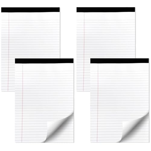 Bloc-notes 8,5 pouces blanc à feuilles détachables pour la maison