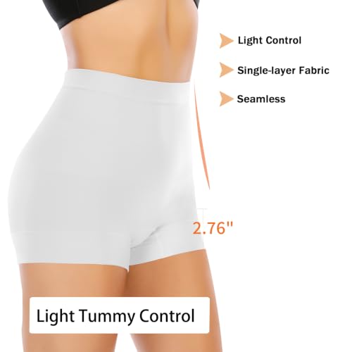 Image of Womens Seamless Shaping Boyshorts Panties Tummy Control Underwear Slimming Shapewear Slip Shorts