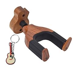 Crochet de guitare avec verrouillage automatique – Support mural pour guitare – Design créatif – Base en bois – Compatible avec tous les instruments de musique – Porte-clés inclus - Les Beatles, Paul McCartney, John Lennon, RIngo Starr, George Harrison