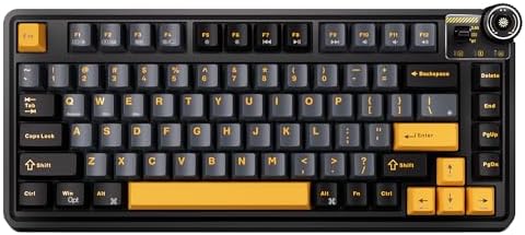 Aula Wireless Mechanical Keyboard - 75% Compact Hot Swappable Cus...