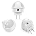 AVANTEK 0.26W LED Night Lights Plug in Sensor Night Light Automatic Dusk to Dawn for Adults, 3-Pack