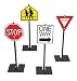 Angeles Traffic Signs for Kids Outdoor Play Supplies for Bikes and Trikes (29"H, 6 lbs. each)