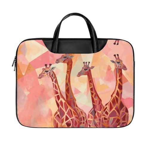 Bolso Bandolera para Portátil 17 Pulgadas con Estampado de Jirafa miniatura 1