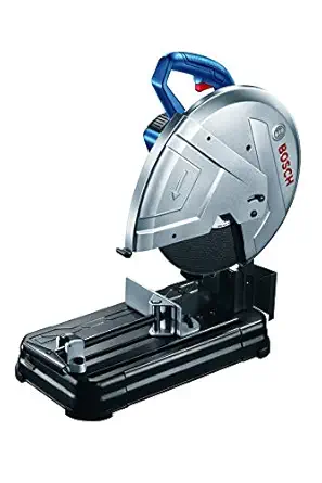 Bosch GCO 220 Corded Electric Metal Cut Off / Chop Saw, 2,200W, 3,800 rpm, Robust Base, 355 mm Cutting disc dia., 15 kg + 1 Bosch cutting disc, 1 Year Warranty