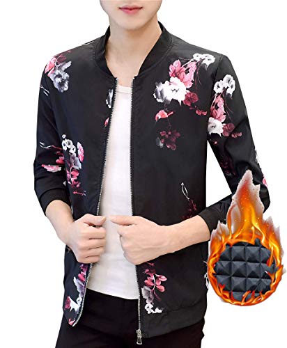 Image of Casual Slim Fit Printed Jacket Coat (Lightweight Style & Cotton Padded Style)
