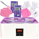 LINBEAUTI Bain de paraffine pour mains et pieds – Kit de bain de paraffine professionnel d...