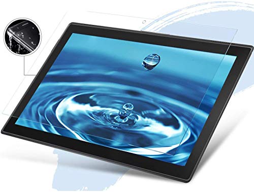 Domxteck-Paquete-de-2-en-1-Funda-Protectora-de-Silicona-TPU-Transparente-Protector-de-Pantalla-9H-para-Lenovo-Tab-E10TB-X104F
