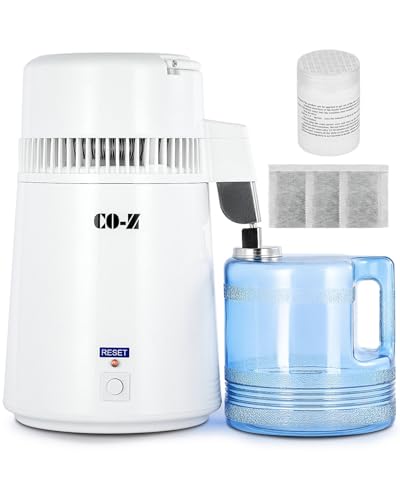 CO-Z Water Distillers - 4L Pure Water Machine for Countertop Desktop Table Home Use