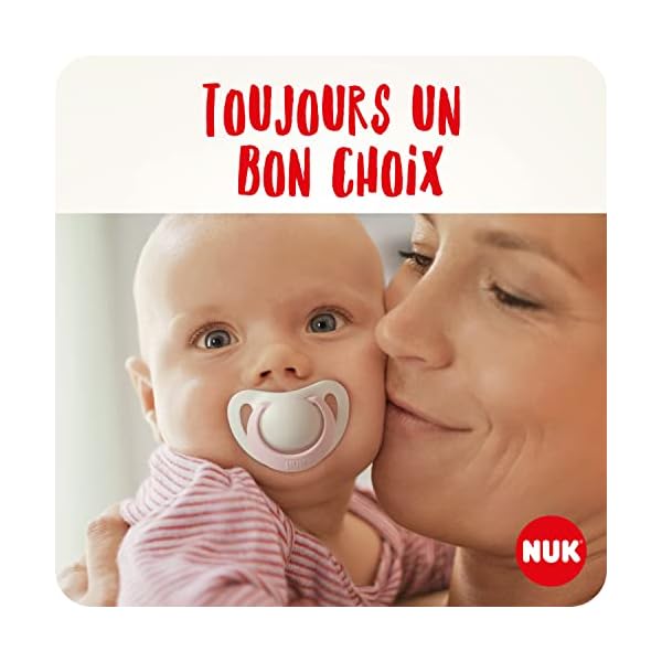 NUK Genius Set mit 2 Schnullern für Mädchen, Größe 0 – Bild 4