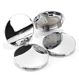 GTownWorks 2.6in Wheel Center Caps 66mm ABS Plastic Wheel Center Hubcaps 4Pcs Center Cover Replacement, Chrome