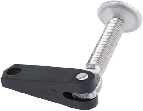 Stainless Steel Outboard Motor Transom Clamp Handle for 4HP to 15HP Engines, Replacement Bolt 6E0-43116-01 for Kayak Canoe Inflatable Boat Hardware