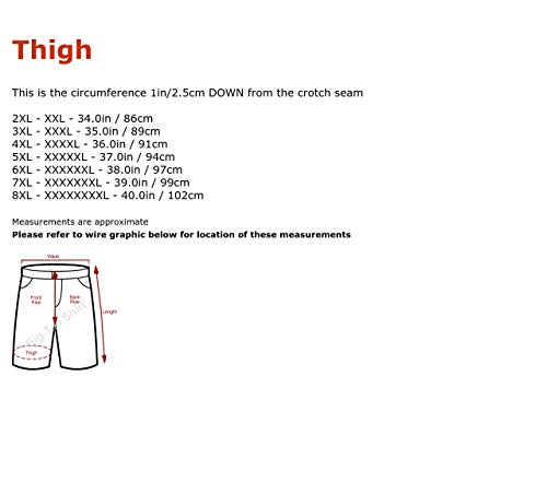Kings Club Pantaloncini da pigiama da uomo grandi