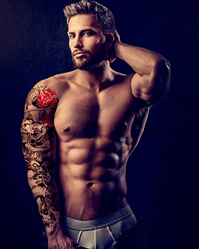 Aresvns Japanese Sleeve Tattoos For Men And Women 20 Sheets, Full Arm Temporary Tattoos For Adults, Waterproof Large Koi Fake Tattoos #TOP6