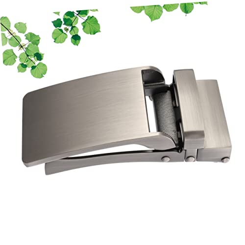 Uonlytech Fashion Men's Automatic Belt Buckle Durable Alloy Plaque Buckle for Belts Effortless for Formal and Casual Wear Compatible and Straps4