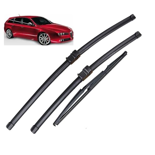 Essuie-glaces Alfa Romeo 159 pour conduire sous la pluie sans traces de balayage