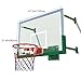Wall-Mounted Basketball Hoop, Basketball Hoop Outdoors, Indoor Outdoor Use for Adults and Teens, for Garages, Gyms(Green,120x80cm/47.2x31.4in)