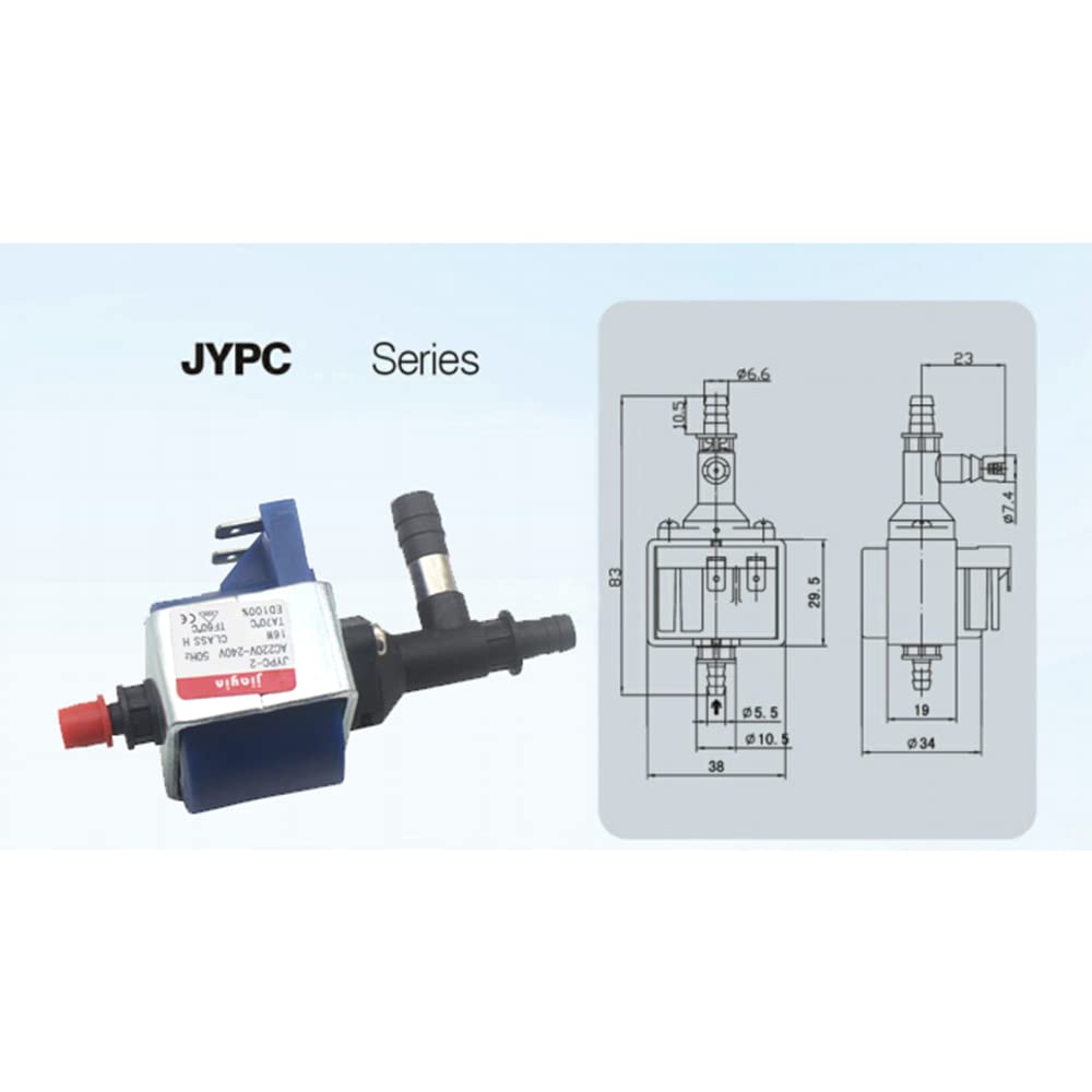 Jiayin JYPC-5 AC 220 V - 240 V 9 bar 45 W Pompe électromagnétique à eau péristaltique haute
