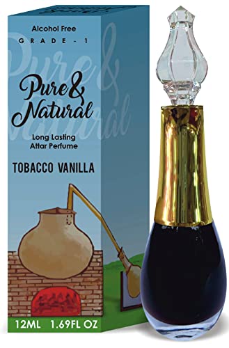 Image of Parag Fragrances Tobacco Vanilla Attar /Natural Perfume Oil 12Ml (Pure & Natural Diamond) Grade-1 Series Non-Alcoholic & Long Lasting Attar /Itra /Etra For Men /Online Attar