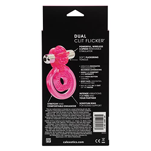 Calexotics Dual Clit Flicker Cock Ring #TOP5