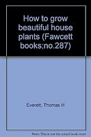 How to grow beautiful house plants 0668040157 Book Cover