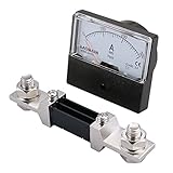 Baomain DH-670 DC 300A Analog Amp Panel Meter Current Ammeter with 75mV Shunt