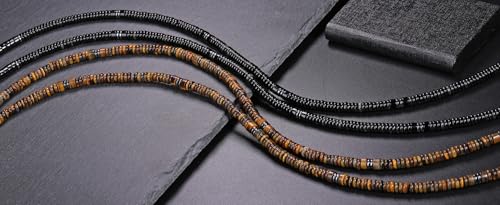 Top Plaza Mens Tigers Eye Stone Crystal Necklace by Top Plaza - Used condition - Image 2