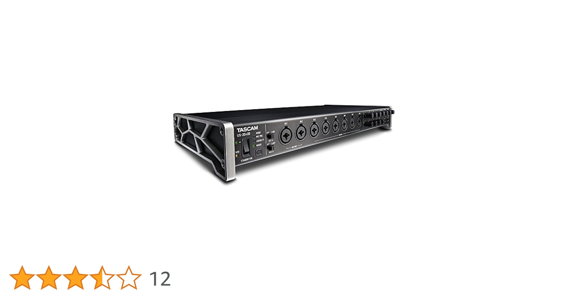 TASCAM US-20x20 マイク入力8chオーディオインターフェイス Celesonic US-20x20 | USB オーディオ/MIDIインターフェース