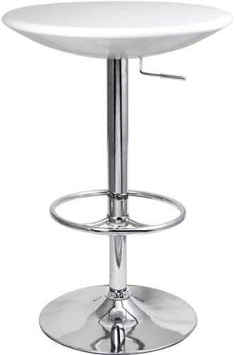 Podium Table - White - Bar Table, Kitchen Table, Diner Table, Pedestal Table, Bistro Table