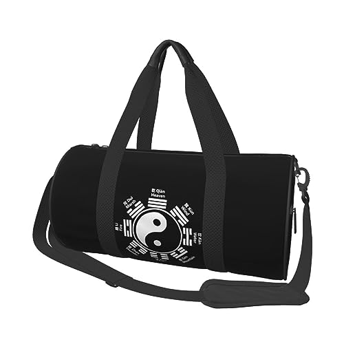 Tai Chi Yin Yang Travel Duffle Bag Sports Bags Gym Bag Foldable Travel Bag Multipurpose Backpack