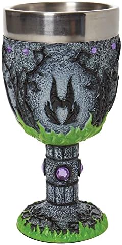 Enesco Disney Showcase Sleeping Beauty Maleficent Decorative Chalice Goblet, 7.09 Inch, Multicolor