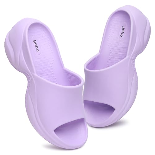 Image of YOHO SLR 102 Slip-Ons for Women | One-Piece EVA Build | Lightweight & Water-Resistant | Ergonomic Contour Design | Bold Fashion Silhouette | Sculpted Footbed | All-Day Ease