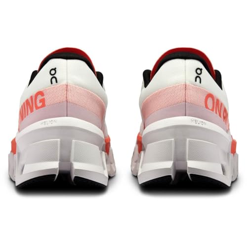 On Women's Cloudmonster 2 Running Shoes, Undyed/Flame, 9.5 US4