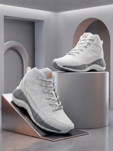 Image of OFF LIMITS S.W.A.T. Basketball Shoes for Men | High-Top Canvas-Synthetic Design with Phylon /TPR Sole, Die-Cut EVA Comfort & Lace-Up Fit for Court Practice, Training & Game Time