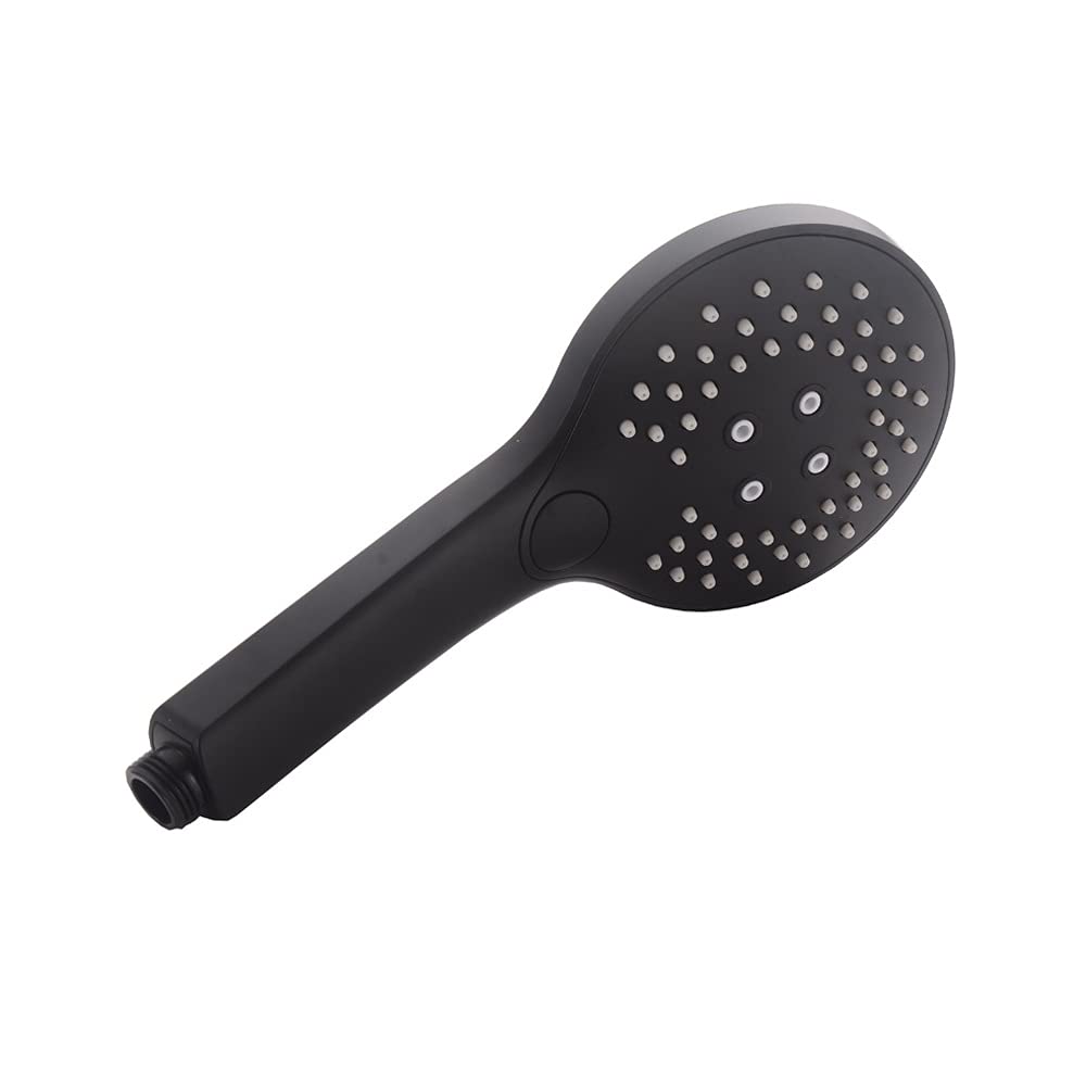 Doccette, 3 funzioni di Lusso doccetta - Getto a Pioggia ad Alta Pressione Regolabile con doccetta Portatile Staccabile per Bagno, Nero Opaco