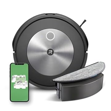 Robô Aspirador Roomba Combo J5, 2 em 1, Aspira e Passa Pano, da iRobot