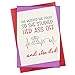WhatSign Funny Nurse Graduation Card for Women Daughter - "Studied Her Axs Off" Nursing School Graduation Gifts Greeting Card for New RN, LPN, Nurse Practitioner with Red Envelope (5x7 Inch)