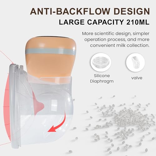 Image of Baybee Breast Pump Electrical Machine for Mothers | Automatic Hands Free Breast Milk Pump with 3 Modes & 9 Levels | Portable Electric Wearable Breast Pump with Anti-Backflow & 210ml Large Capacity