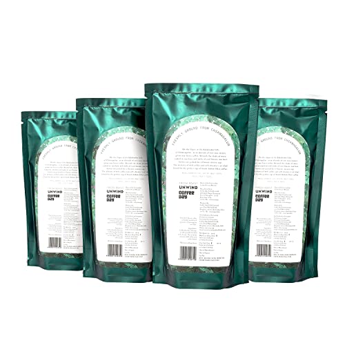 Image of Cafe Coffee Day Unwind 200 Gm Each (Pack Of 4)| Filter Coffee Powder | 80% Coffee & 20% Chicory, Medium To Dark Roast | From Chikmagalur Estates Packet