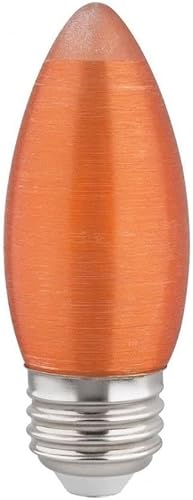 Satco S22707 Medium Light Bulb in Bronze/Dark Finish, Spun Amber