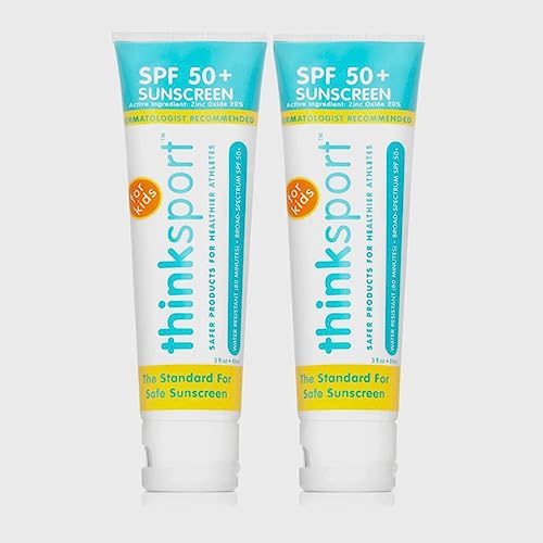 Thinksport Kids Safe Sunscreen Spf 50+ (3 Ounce) (2 Pack) #TOP1