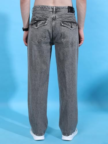 Image of Highlander Men's Loose Fit Jeans | Wide Leg | Mid Rise | Cotton | Jeans for Man