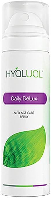 Hyalual Daily Delux - Anti-Aging Natural Mist Cleanser with Hyaluronic and Succinic Acid - Skin Rejuvenation, Moisturizing and Toning (150)