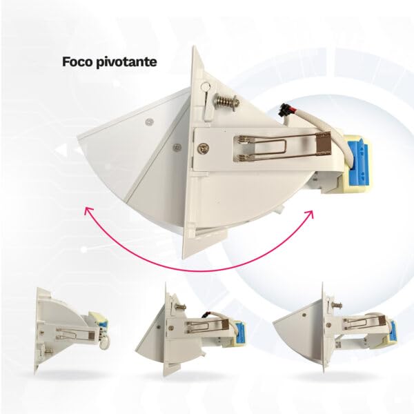 Empotrable LED Downlight COB Periscope 30W Blanco – 2200 Lm – 4000 K – IP20 – Pack 6 Unidades